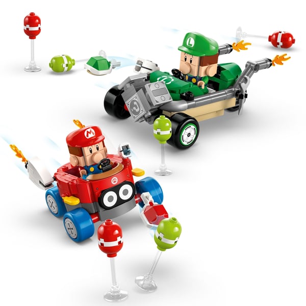 LEGO Super Mario 72034 – Mario Kart™ – Baby Mario mod Baby Luigi