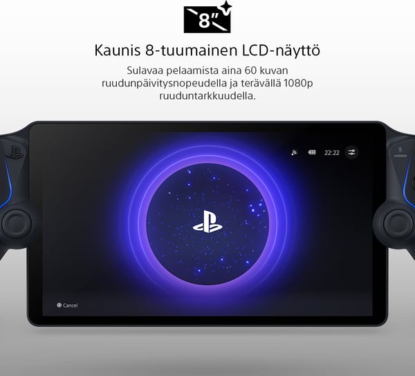 PlayStation Portal Remote Player handkontroll, svart