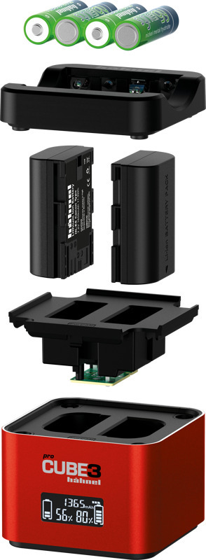 Hähnel Procube 3 Twin batterilader, Canon