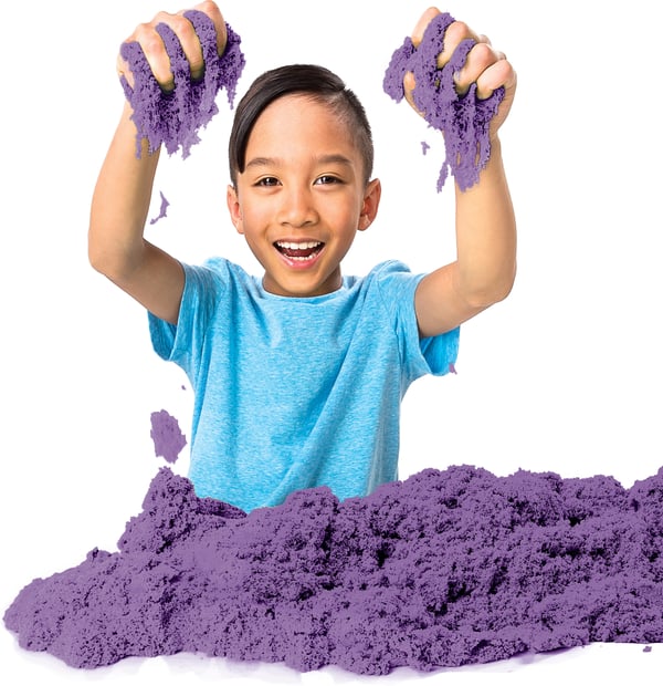Kinetic Sand Färgpåse modellera, lila