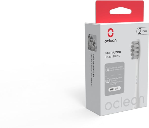 Oclean Ultra Tandköttspleie borsthuvuden, 2 st, vit