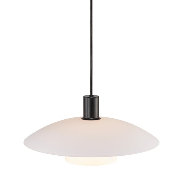 Nordlux Verona pendellampa, svart/opall