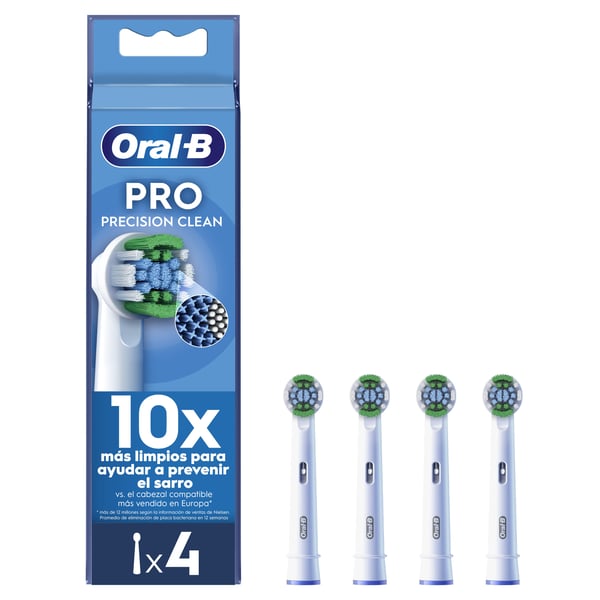 Oral-B Pro Precision Clean -utbytesborstar, 4 st