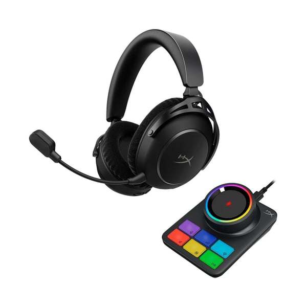 HyperX Cloud Alpha 2 trådlösa spelhörlurar, svart
