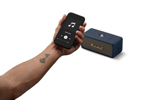 Marshall Emberton III Bluetooth-högtalare, Midnatt Blå