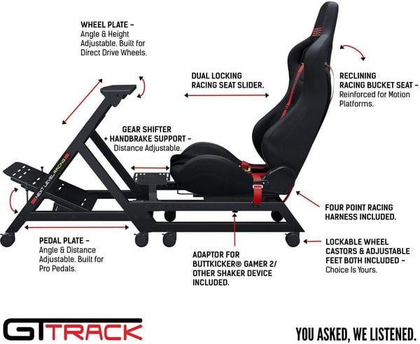 Next Level Racing GTTrack racingcockpit