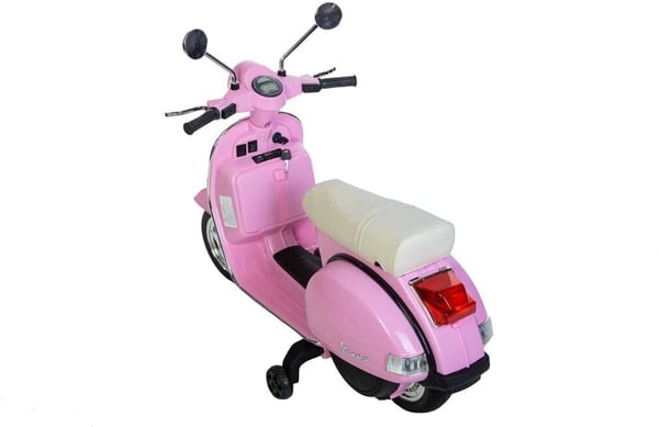 Vespa PX150 12V -elektrisk knallert, lyserød