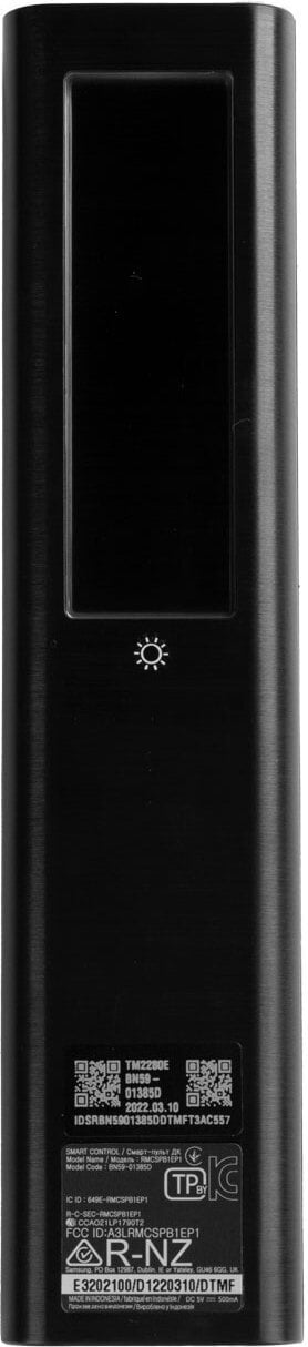 Samsung BN59-01385D / TM2280E - original sort fjernbetjening til 2022 TV-apparaten