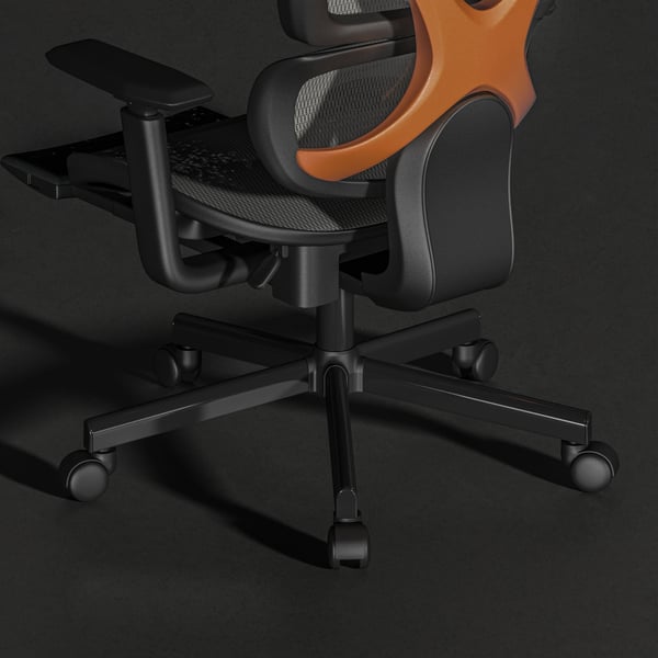 ErgoWork SpineX arbetsstol, svart