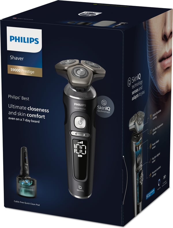 Philips Shaver S9000 Prestige SP9840/32 - barbermaskine med rengøringsstation