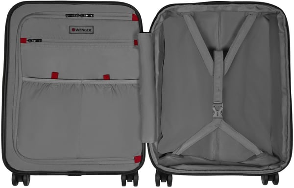 Wenger Syntry Carry-On 55 cm -resväska, svart/grå