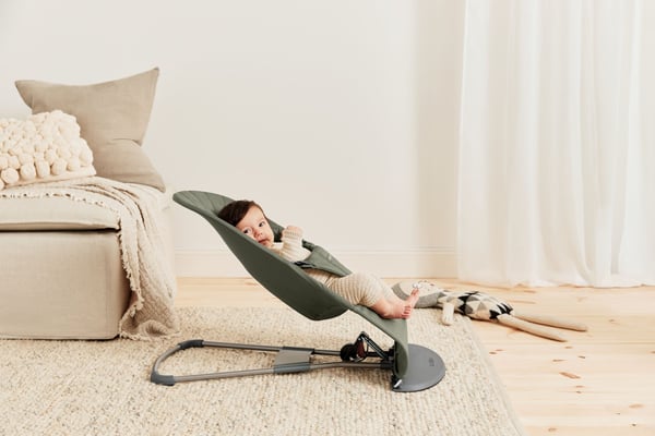 BabyBjörn Bliss Woven -stol, mørkegrøn