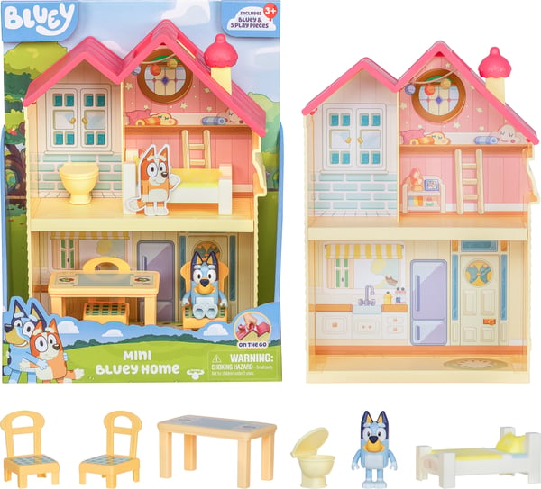 Bluey Mini Home - familiens minihus - legetøjssæt