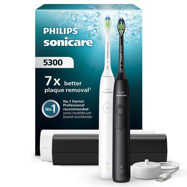 Philips HX7109/01 Sonicare Series 5300 eltandborste, dubbla skaft