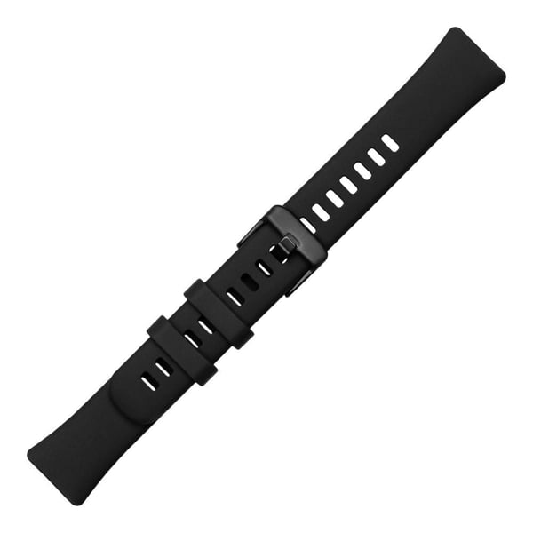 Fixeret silikonearmbånd til smartwatch, Huawei Band 8 / 9, sort