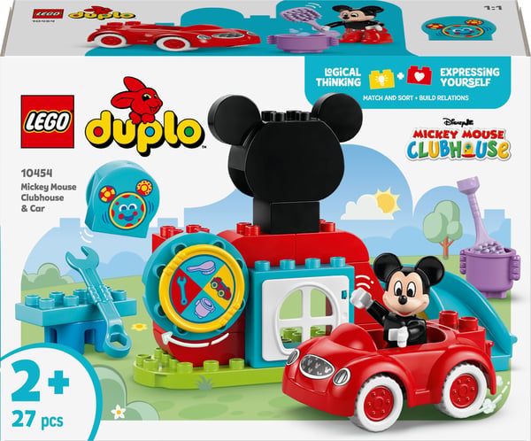 LEGO DUPLO Disney 10454 – Mickey Mus' klubhus og bil
