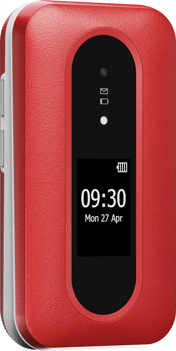 Doro Leva L31 - grundtelefon, rød / hvid
