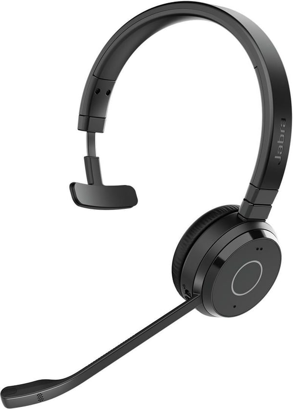 Jabra Evolve 65 TE Bluetooth headset med mikrofon, MS, USB-A, Mono