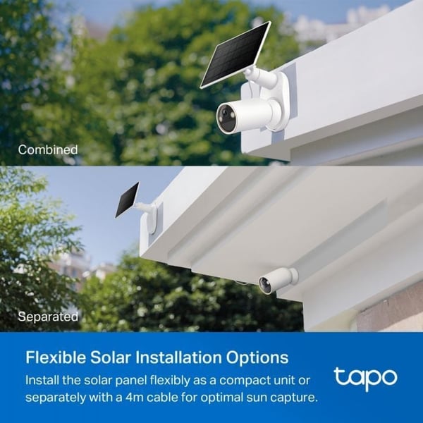 TP-Link Tapo C460 Kit 4K Säkerhetskamera med Solpanel, Batteridriven
