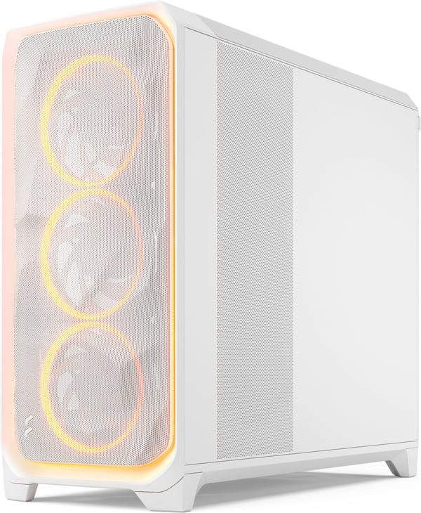 Fractal Design Meshify 3 XL Ambience Pro RGB Vit TG Klar Ton ATX-chassi