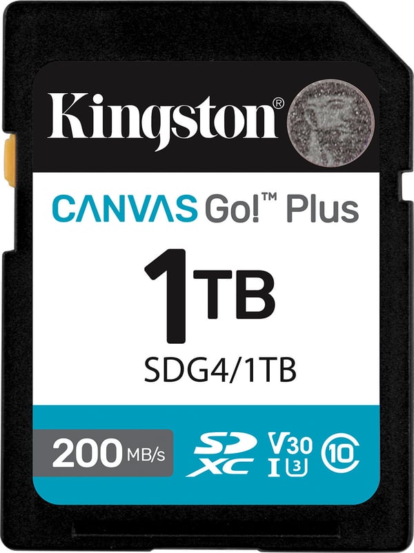 Kingston 1TB SDXC Canvas Go! Plus Gen4 minneskort