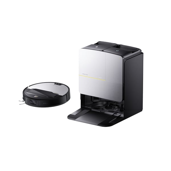 Roborock Saros Z70 robotdammsugare med dockningsstation, silver