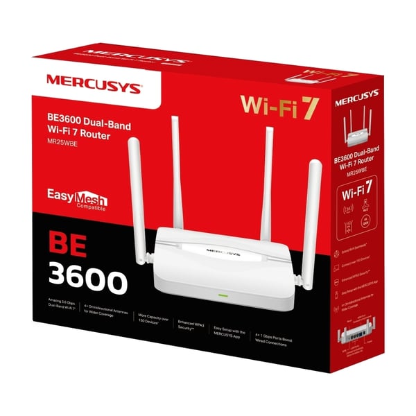 Mercusys MR25WBE Dual-Band Wi-Fi 7-router
