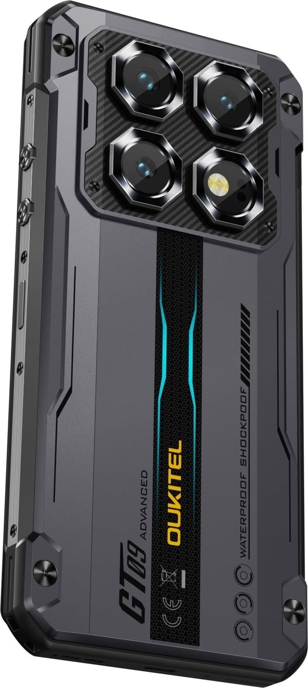Oukitel WP60 5G mobiltelefon, 512/16 GB, svart