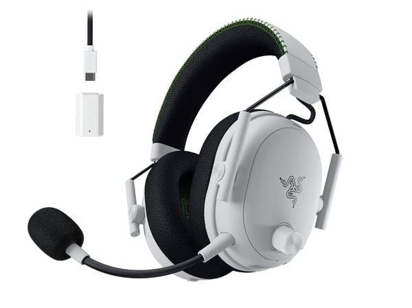Razer Blackshark V3 Pro Xbox trådlösa spelhörlurar, vit
