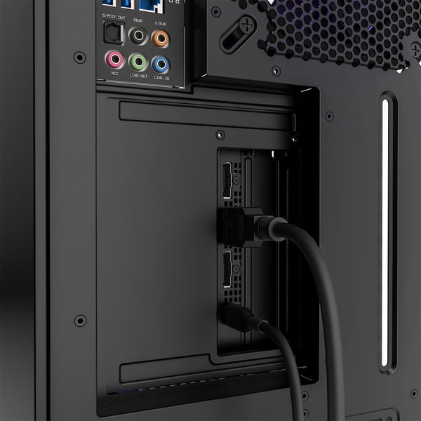 NZXT Vertikal GPU Monteringssats - monteringsram för grafikkort, svart