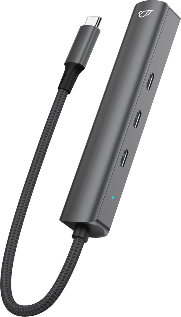 Bluecloud USB-C-USB-C -hub och gigabit ethernet -adapter