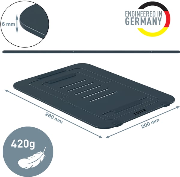 Leitz Ergo aluminiums bærbar computer stativ