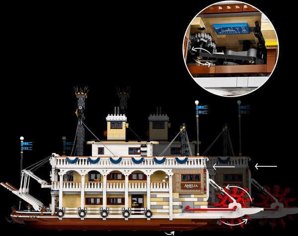 LEGO Ideas 21356 Ångbåt på floden