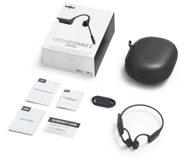 Shokz OpenComm2 2025 Upgrade benledningshörlurar