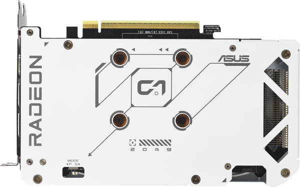 ASUS Dual Radeon RX 9060 XT 16 GB Vit Edition grafikkort