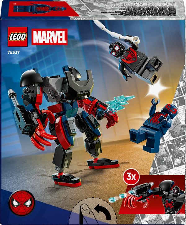 LEGO Super Heroes Marvel 76337 Miles Morales robot mot Spider-Man 2099
