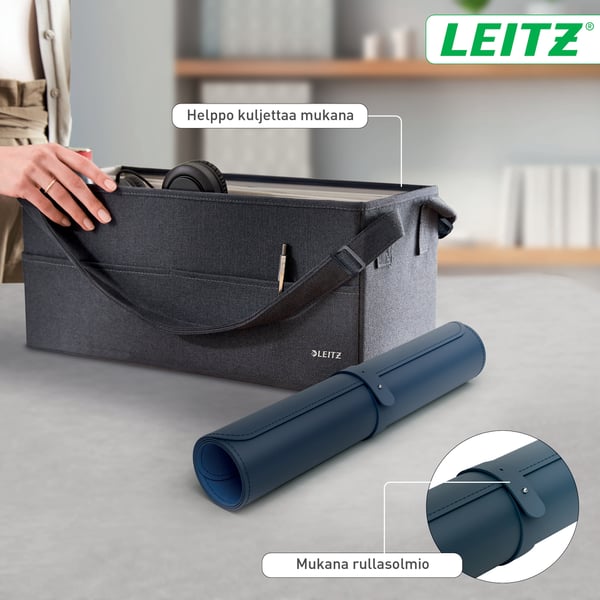 Leitz musmatta, 80 x 40 cm, midnattblå
