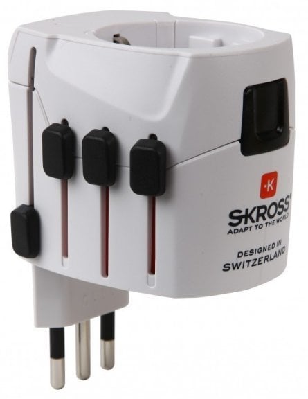 SKROSS World Adapter PRO jordet rejseadapter