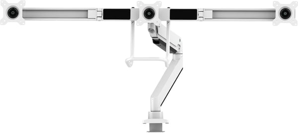 Neomounts NM-D775DX3 -monitorarm för tre skärmar, vit