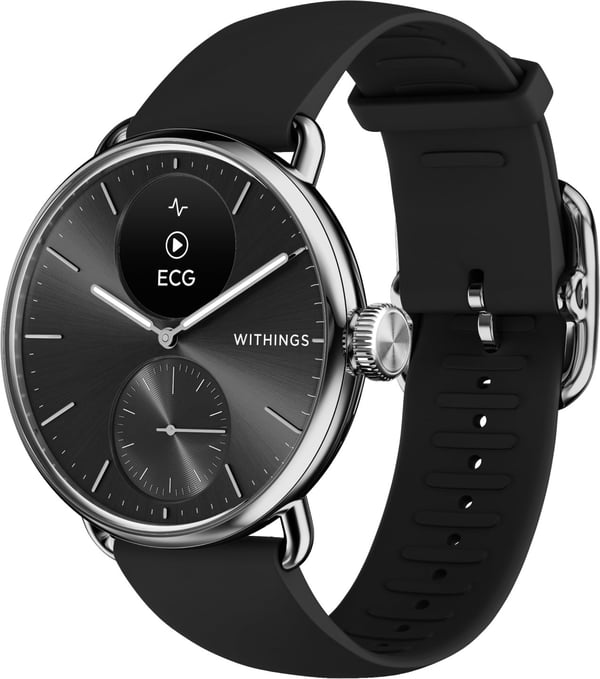 Withings Scanwatch 2 -smartwatch, 38 mm, svart