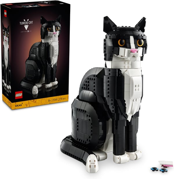 LEGO Ideas Svartvit katt, Presentidé för djurälskare 21349