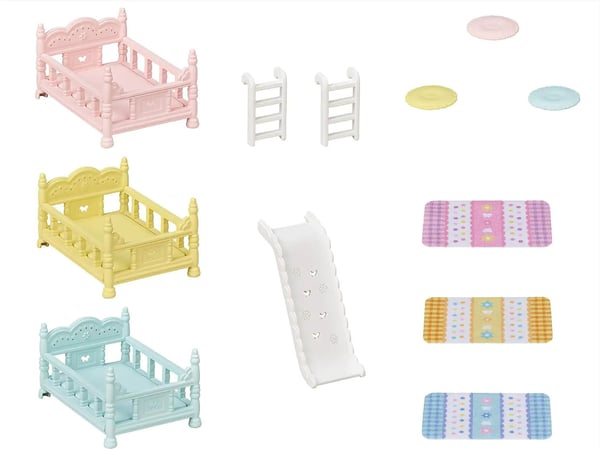 Sylvanian Families - Trehøjsseng med rutsjebane