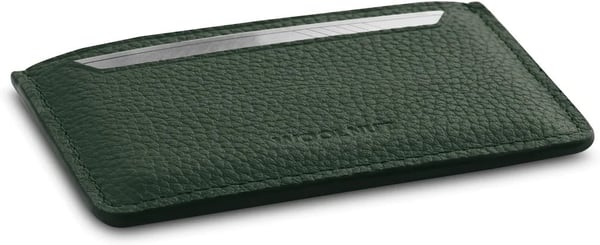 Woolnut Leather Card Holder -kortholder, grøn
