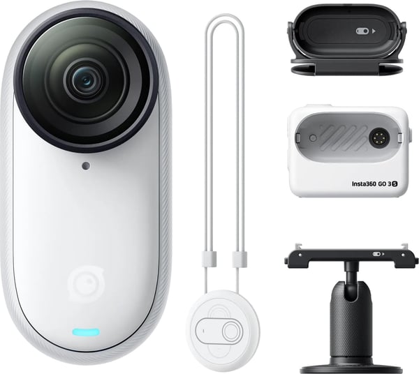 Insta360 GO 3S-actionkamera, 128 GB, hvid