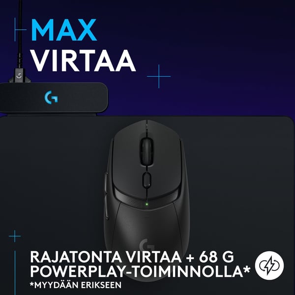 Logitech G309 LIGHTSPEED -trådlös spelmus, svart