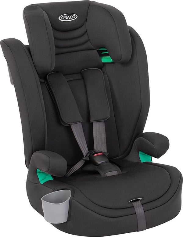 Graco Eldura R129 -bilstol, 76–150 cm, Midnight