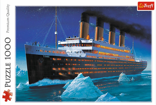 Trefl Puzzle 1000 – Titanic pussel, 1000 bitar