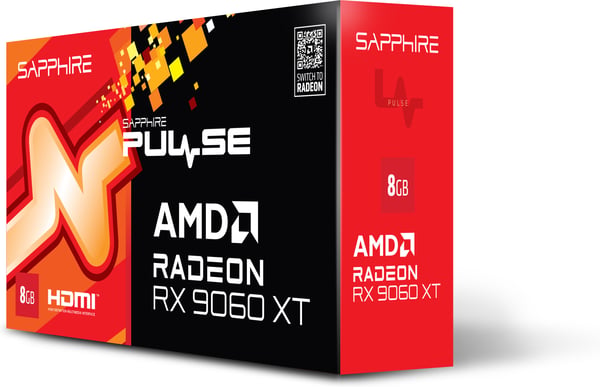 Sapphire PULSE RX 9060 XT GAMING OC 8 GB grafikkort