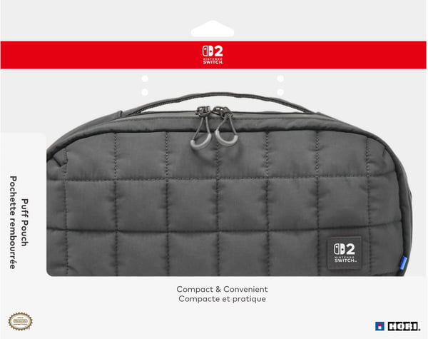 Hori Puff Pouch skyddsväska, Switch, svart