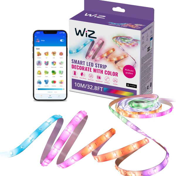 WiZ RGBIC LED-ljusslinga, 10 m